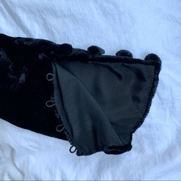 Vintage Badgley Mischka 90s black beaded evening gown - Picture 8 of 16